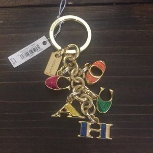 NWT Coach keychain